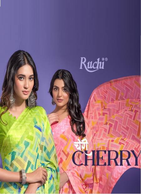 Cherry Vol 35 By Ruchi Chiffon Daily Wear Sarees Wholesale Shop In Surat